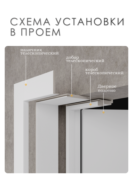 Добор МДФ телескопический Тёмный Орех 100 мм